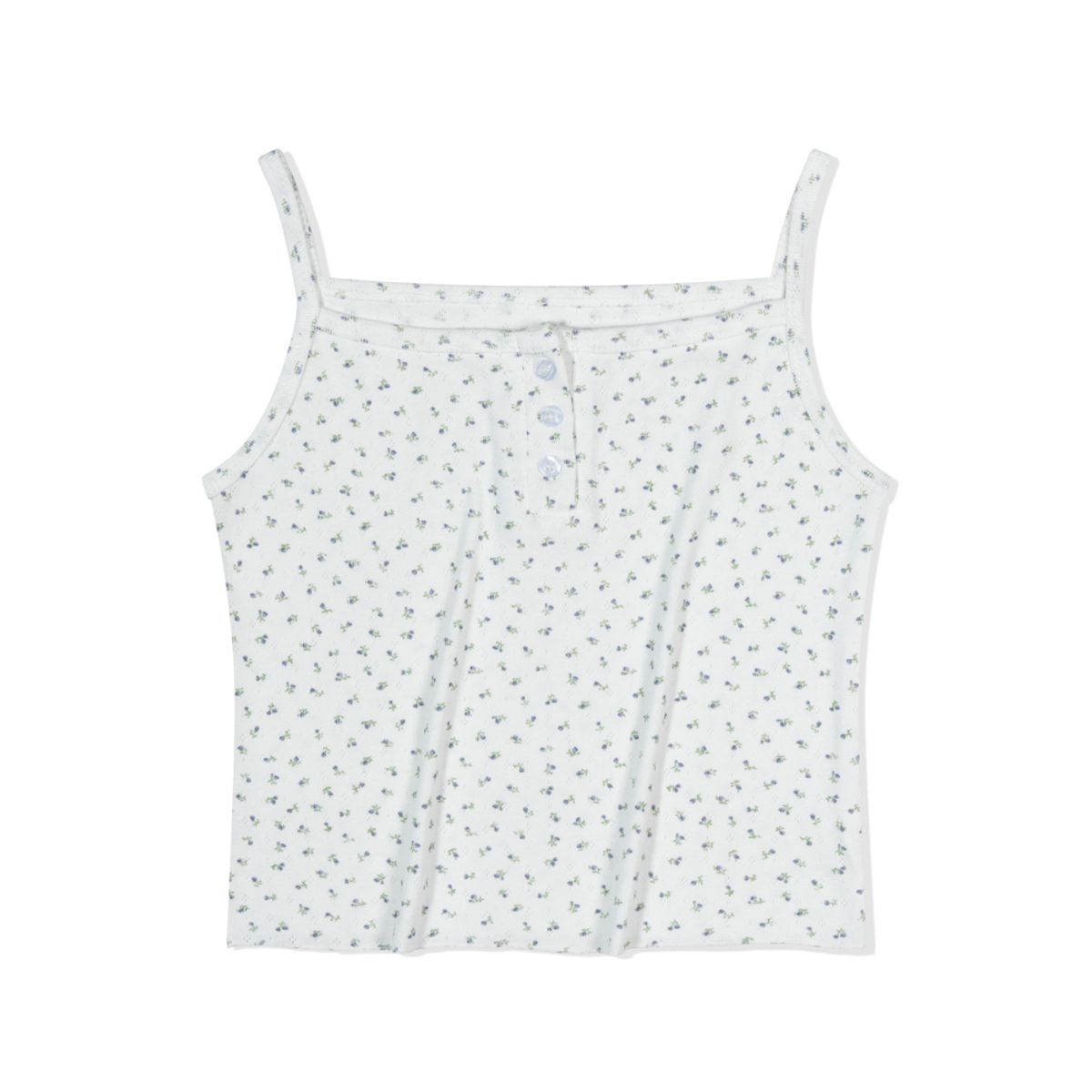 모아(MOAA) Dotty Floral Top (Berry Cream)