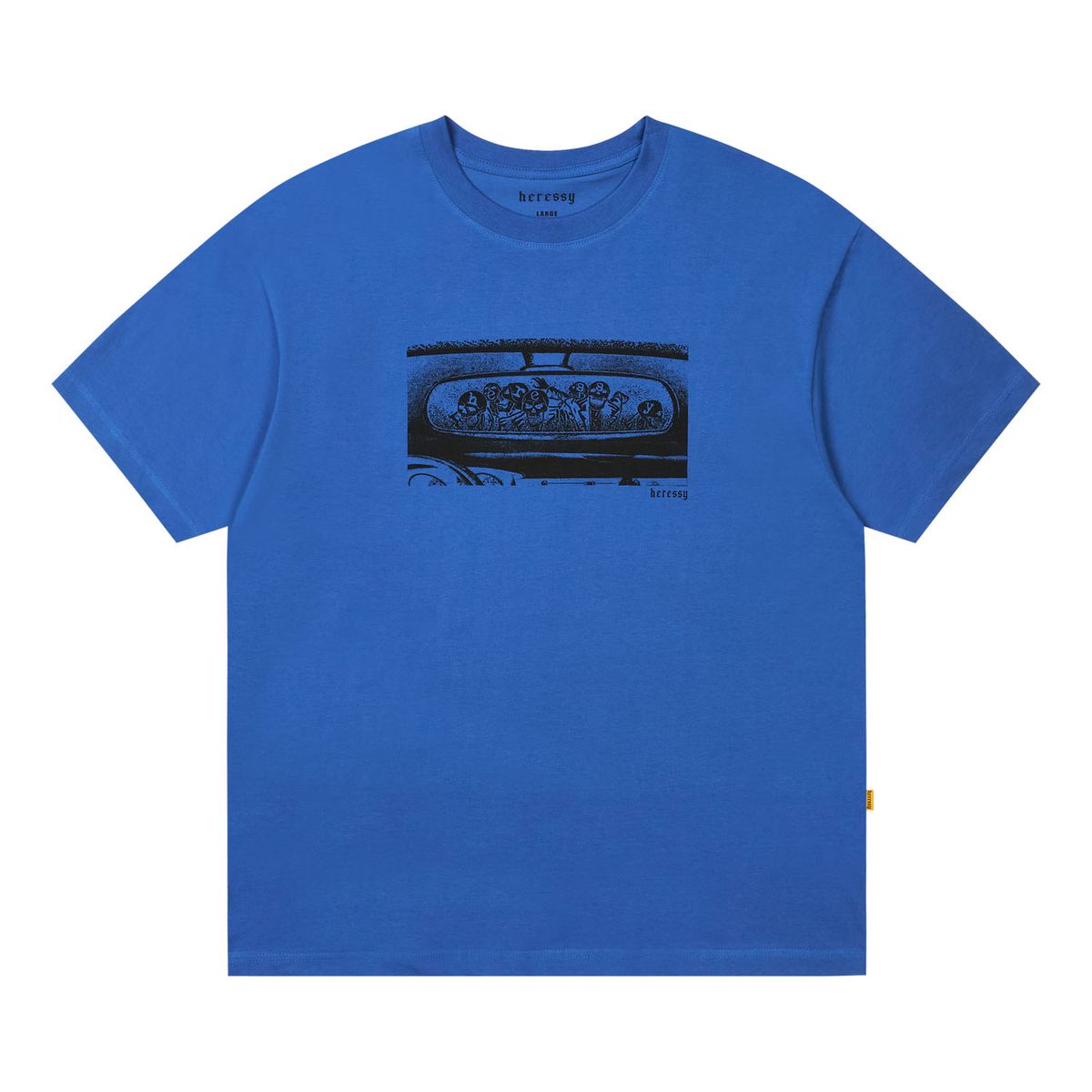 헤레시(HERESSY) BACK MIRROR TEE BLUE