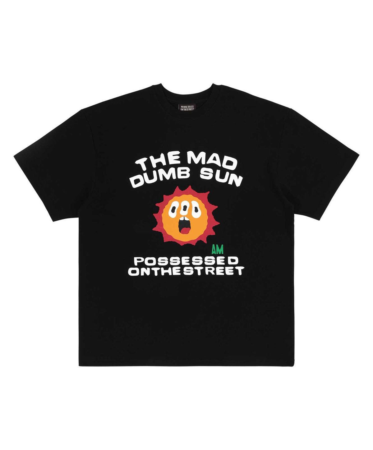 퍼츠(POTS) MAD DUMB SUN TEE [BLACK]
