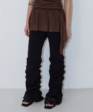 Fakiii Cumulate Boot-Cut Track Pants_BLACK