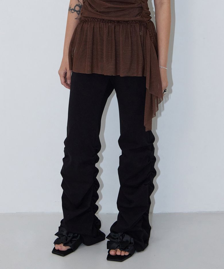 Fakiii Cumulate Boot-Cut Track Pants_BLACK