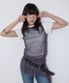 Mesh Princess Line Drop Dress_PURPLE GRAY