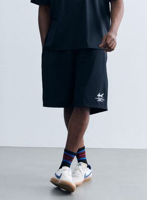 하이퍼 쿨 밴딩 쇼츠 AM3051 BK