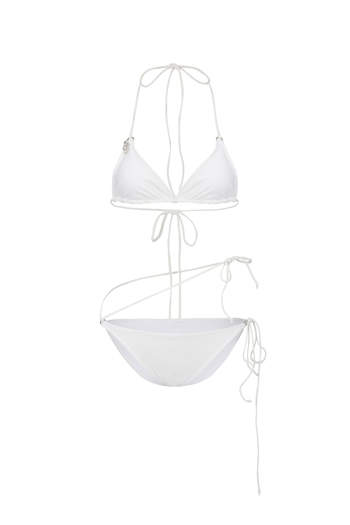 페인오어플레져(PAINORPLEASURE) TINA STRING BIKINI SET white
