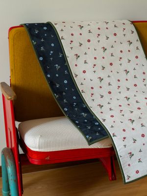 레트로홈 단모 워셔블 플라워 러그 2colors 3sizes