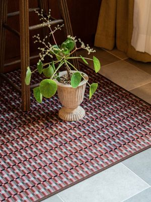 레트로홈 단모 워셔블 블록 러그 3colors 3sizes