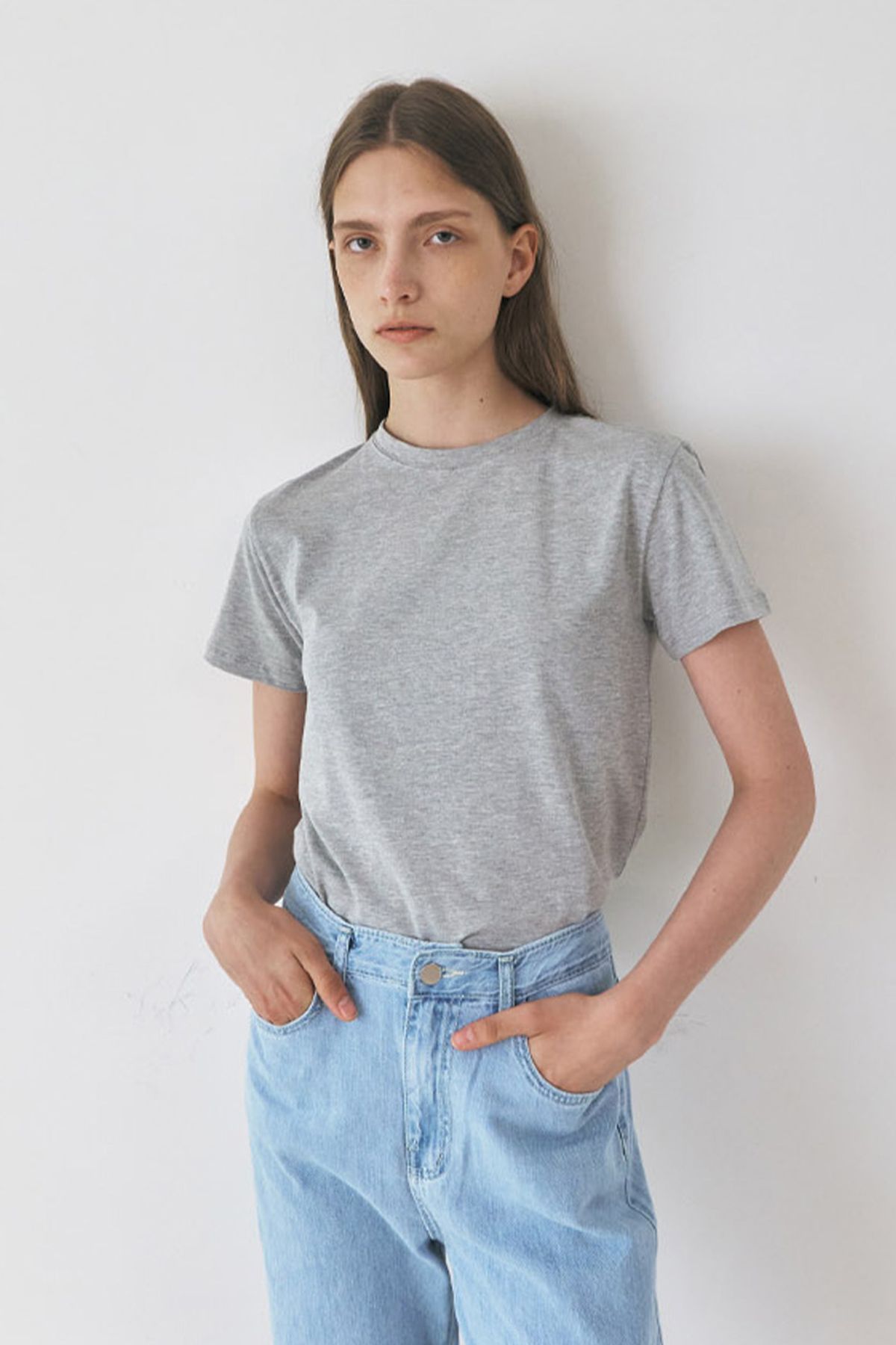 오브오브(OVEOF) Mild Tee_Gray