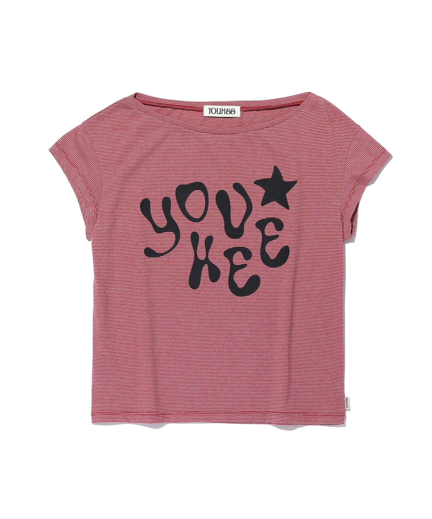 Tシャツ・カットソー [YOUHEE] OFF-SHOULDER T-SHIRTS RED MUSINSA | YOUHEE OFF-SHOULDER T-SHIRTS RED