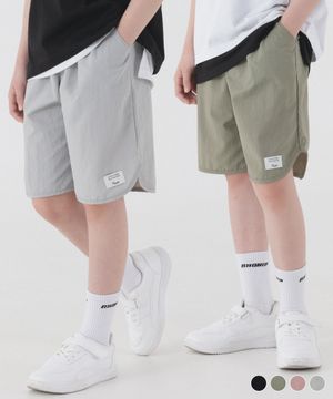 [2 PACK] 나일론 스티치 트임 쇼츠 (4color)