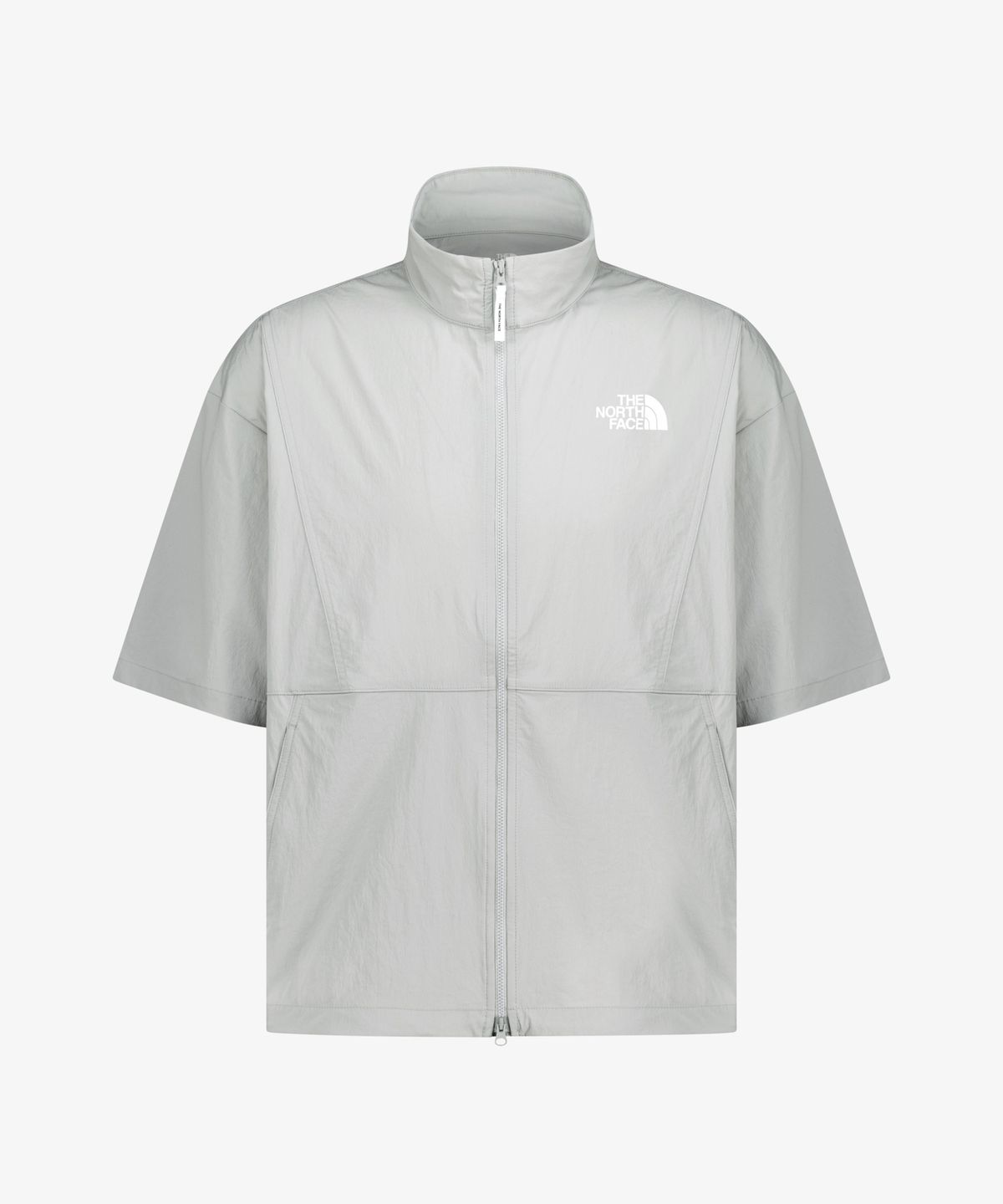 노스페이스(THE NORTH FACE) NT7KR01K 아이라 반팔 집업 LIGHT_GRAY
