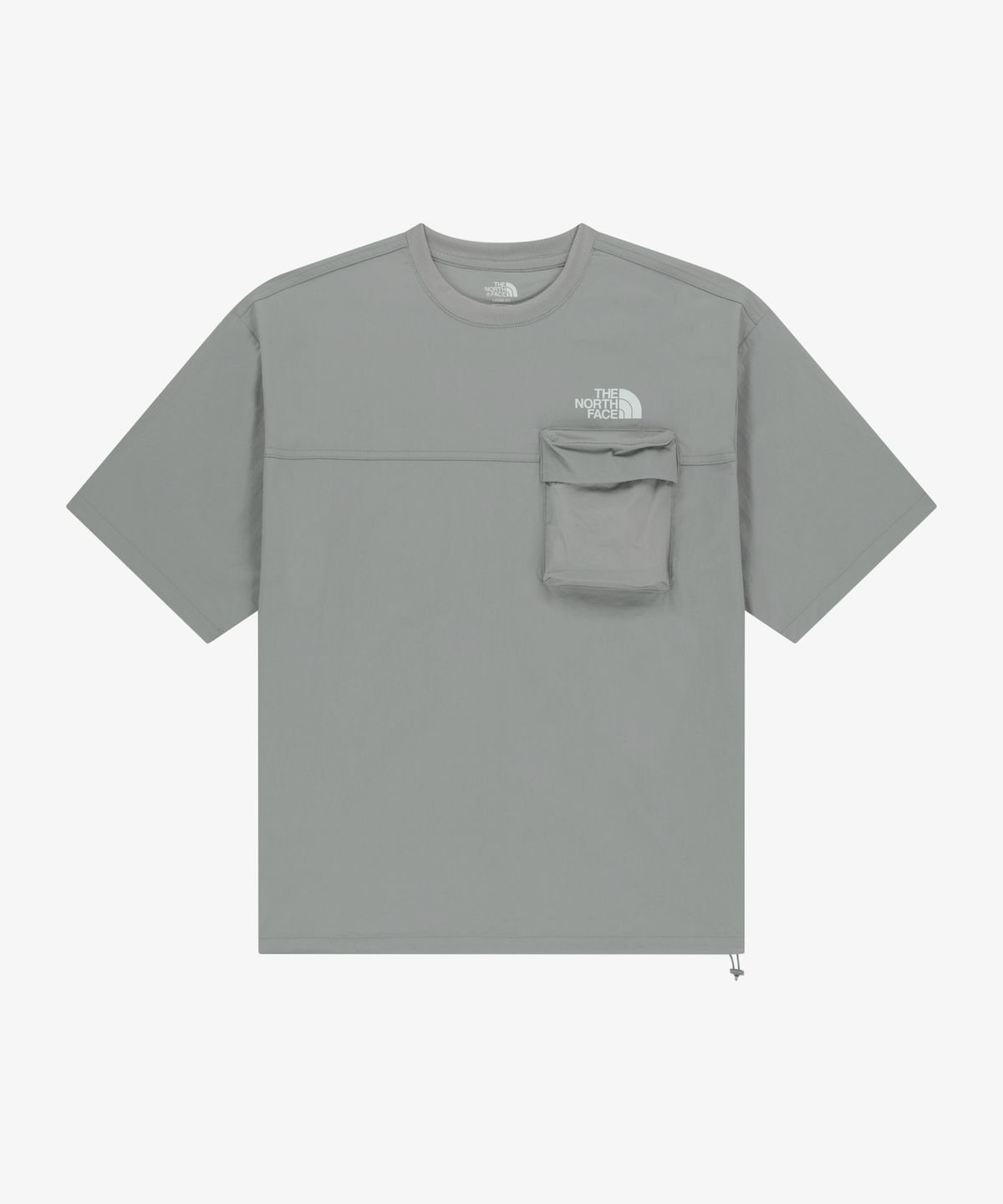 노스페이스(THE NORTH FACE) NT7UR18K 아이라 포켓 반팔 라운드티 LIGHT_GRAY