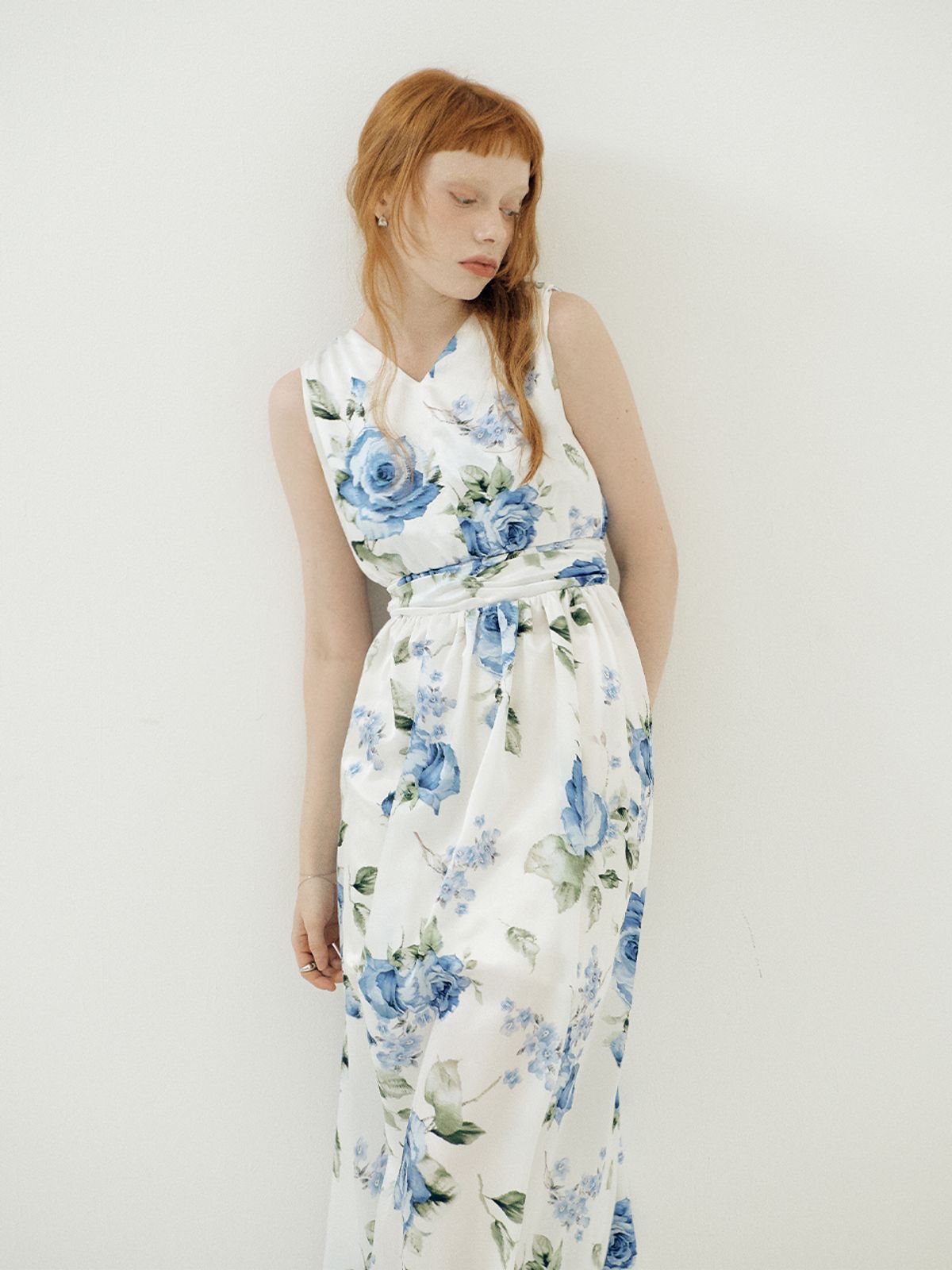 비아락테아(VIA LACTEA) Floral Maxi Dress