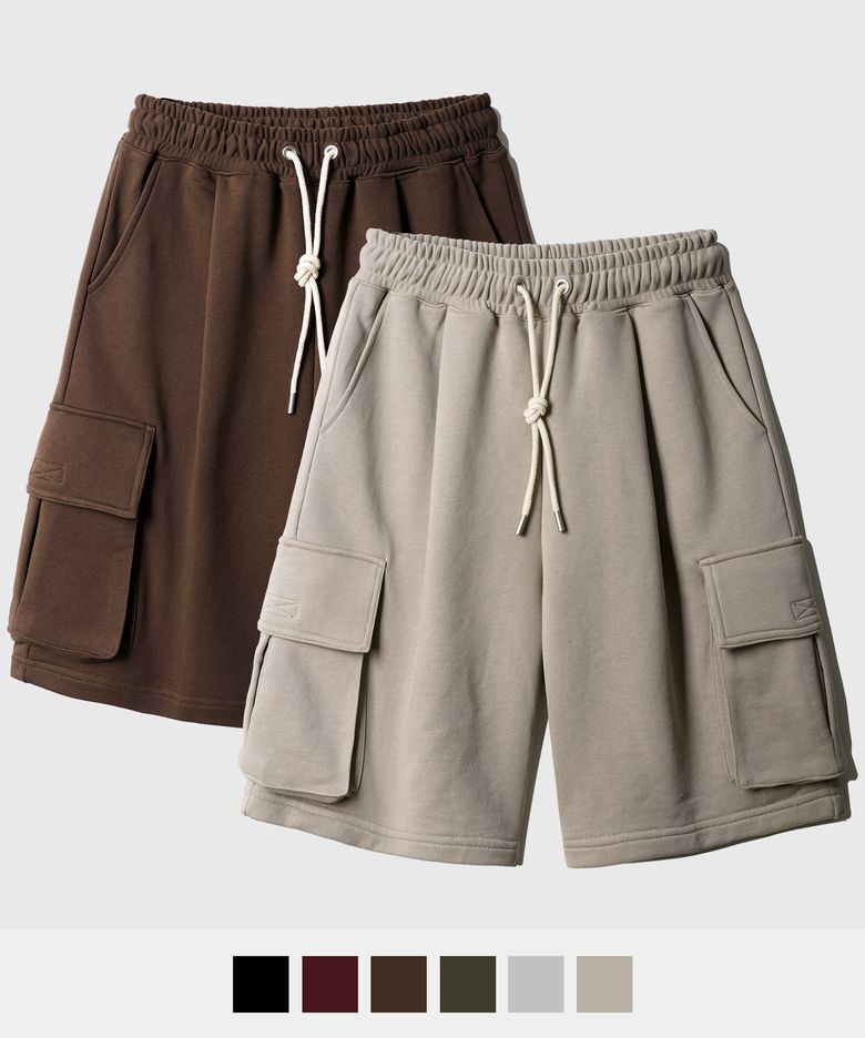 [2PACK] 플레시 썸머 카고 하프팬츠 KJSP2560