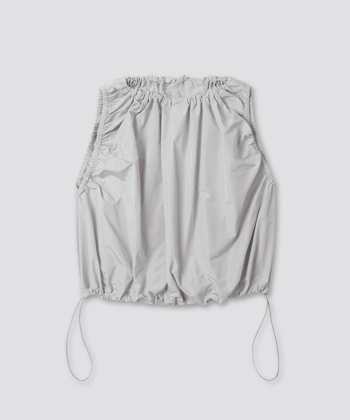 아카이브앱크(ARCHIVEPKE) [Archivepke x Ribbonbit] Haze top(Grey)