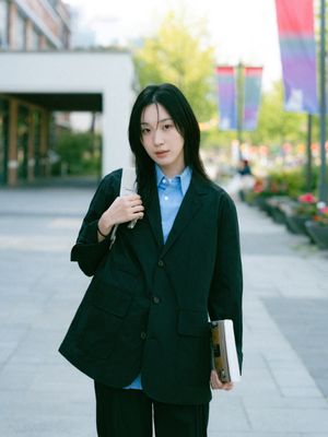 서머 이지 클럽 자켓(블랙)