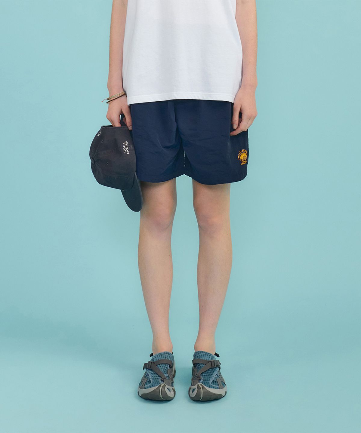 헬로 선라이즈(HELLO SUNRISE) Water Shorts_Navy