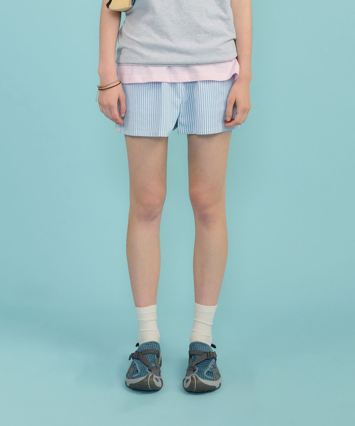 헬로 선라이즈(HELLO SUNRISE) Boxer Shorts(W)_Sky Blue