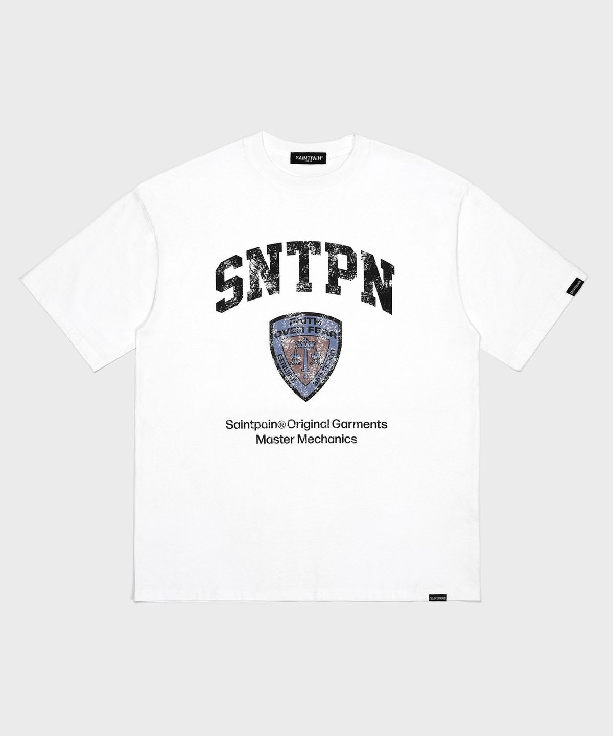 세인트페인(SAINTPAIN) SP 캅 반팔티 화이트