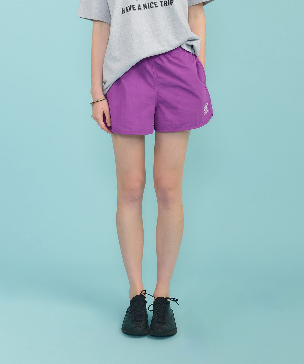 헬로 선라이즈(HELLO SUNRISE) Water Shorts(W)_Purple
