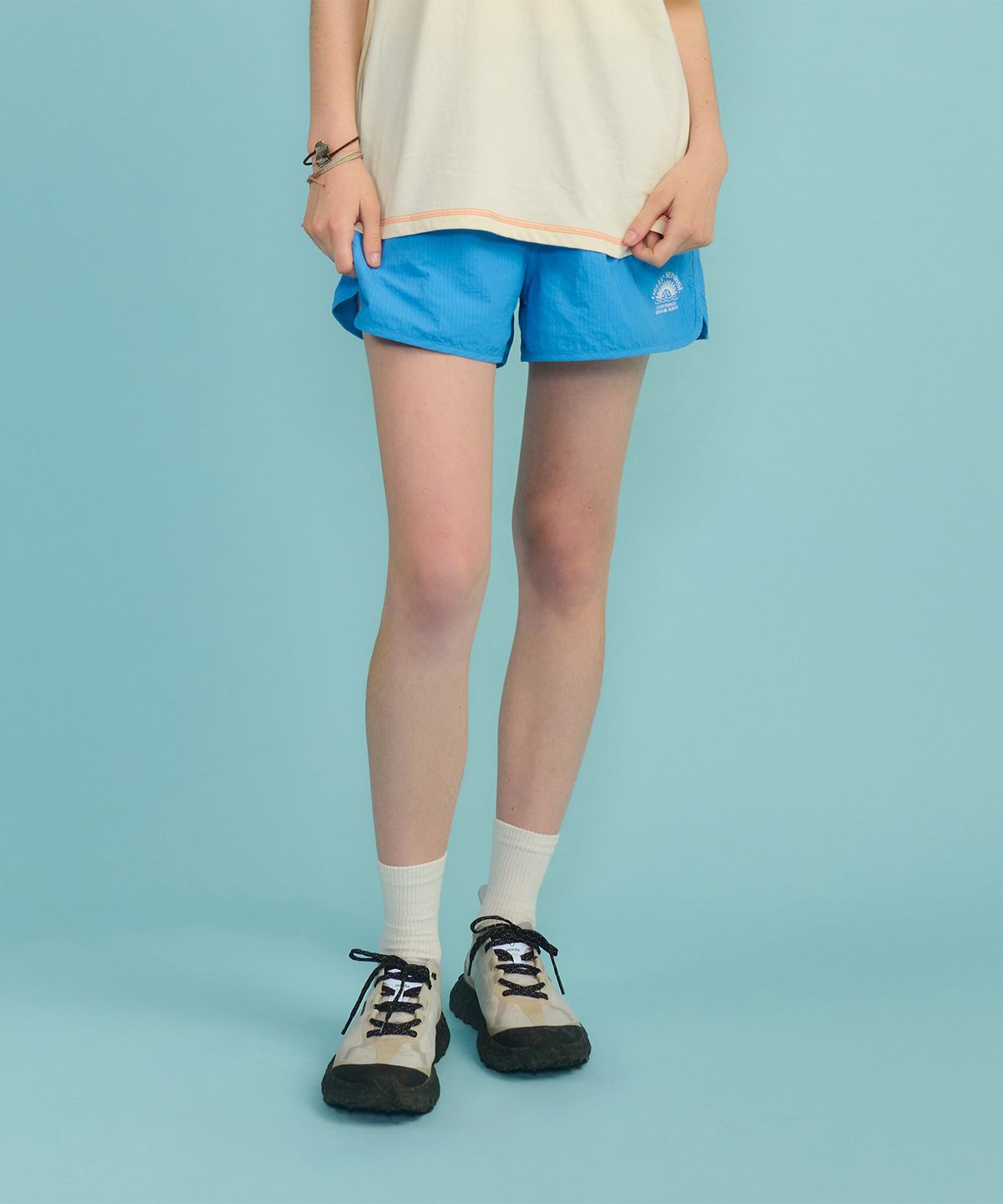 헬로 선라이즈(HELLO SUNRISE) Water Shorts(W)_Sky Blue