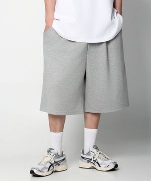 코튼 핀턱 스웨트 팬츠 버뮤다 반바지