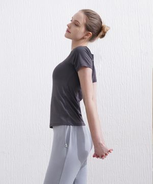 SWT25024-03 에어프레쉬 슬림 티셔츠 차콜