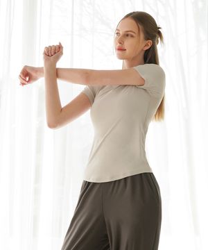 SWT25024-06 에어프레쉬 슬림 티셔츠 라이트그레이