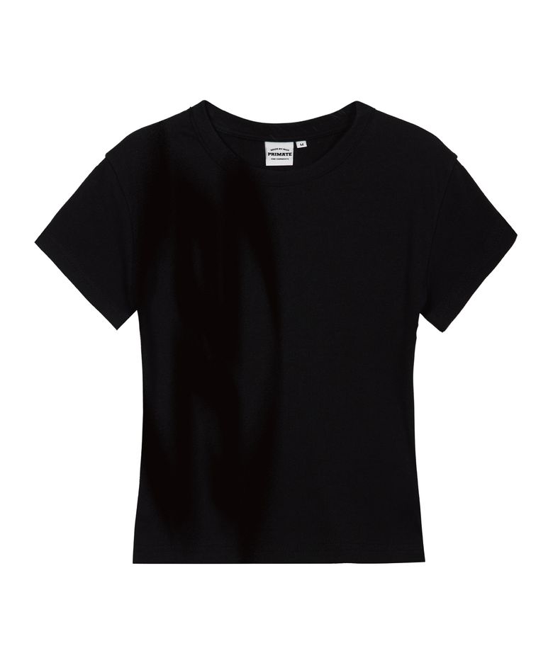 [5 COLORS] DISTORTED BC LOGO 여성 슬림핏 반팔티셔츠 B25ST79