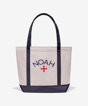 (U) 클래식 코어 로고 토트 네이비 내추럴 CORE LOGO TOTE NATURAL