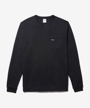 (U) 클래식 롱 슬리브 포켓 티 블랙 CLASSIC LONG SLEEVE POCKET TEE BLACK