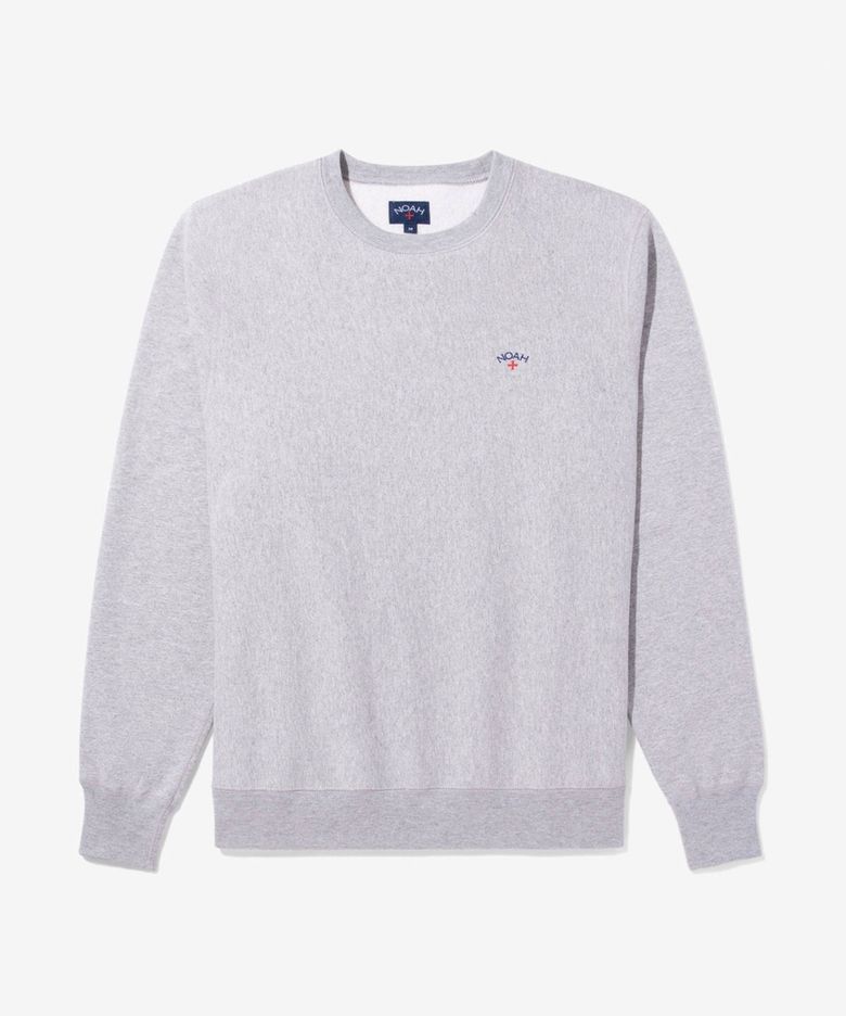 (U) 플리스 클래식 크루넥 헤더 그레이 FLEECE CLASSIC CREWNECK HEATHER GREY