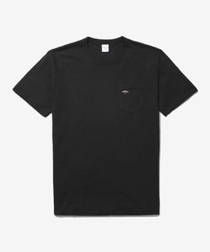 (U) 코어 로고 포켓 티 블랙 CORE LOGO POCKET TEE BLACK