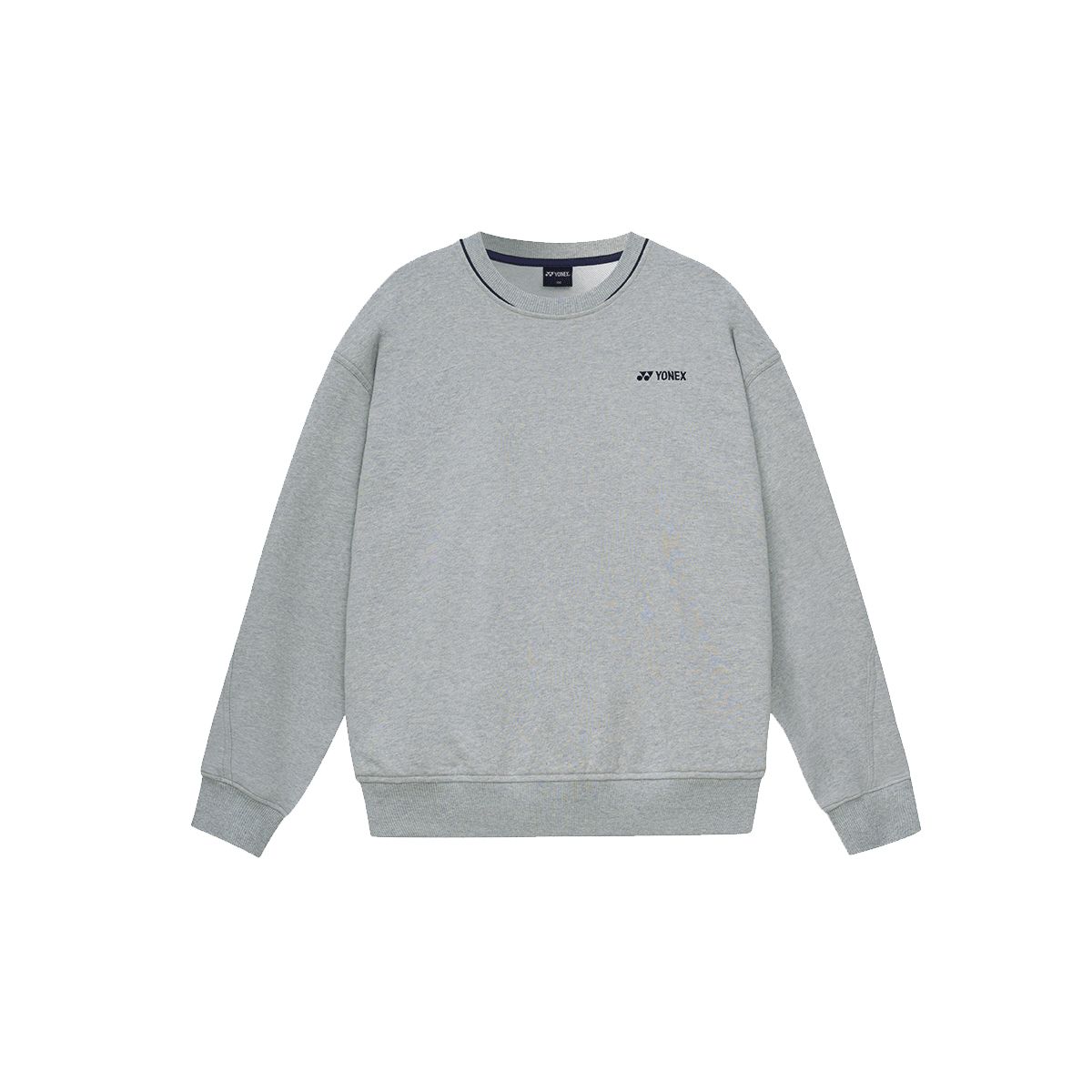 요넥스(YONEX) 251TL002U 멜란지 그레이 공용 스포티 무드 맨투맨