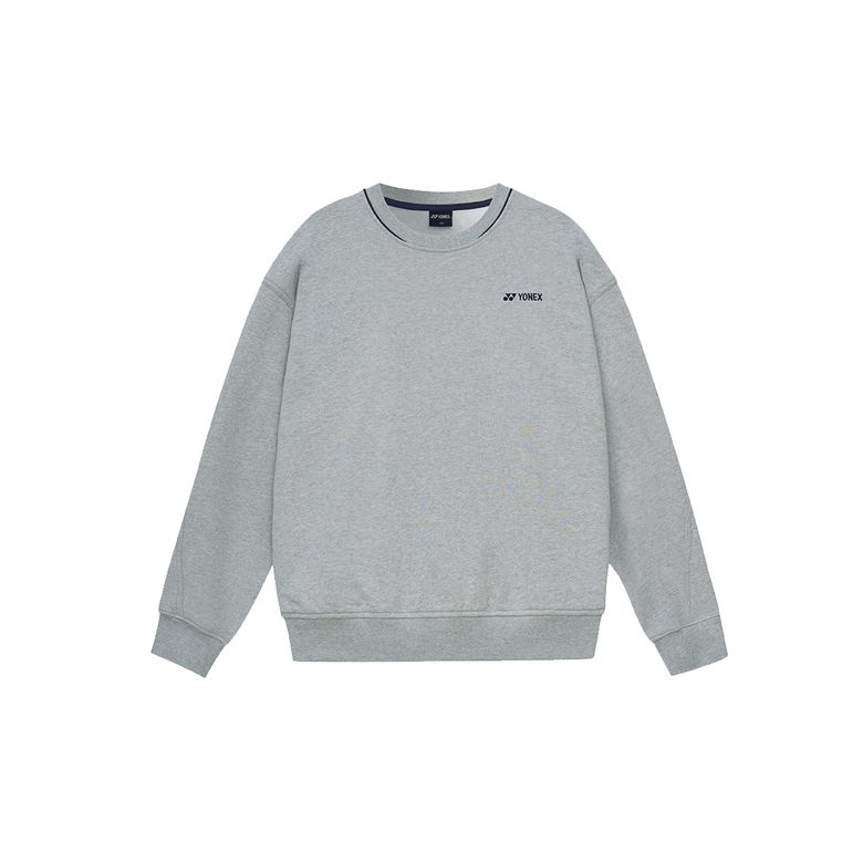 251TL002U 멜란지 그레이 공용 스포티 무드 맨투맨
