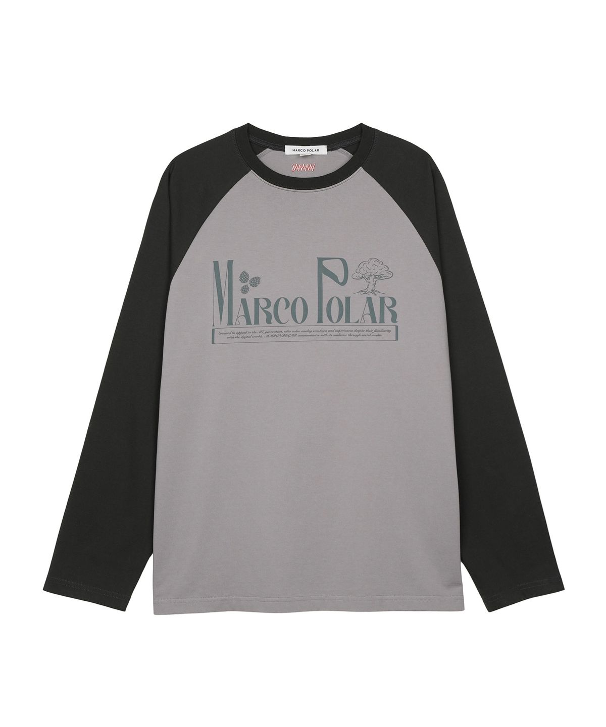마르코 폴라(MARCO POLAR) RAGLAN LONG SLEEVES MP #1 슬리브 (unisex) MP2505004RB