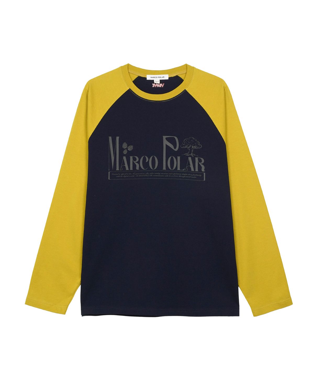 마르코 폴라(MARCO POLAR) RAGLAN LONG SLEEVES MP #1 슬리브 (unisex) MP2505015RB