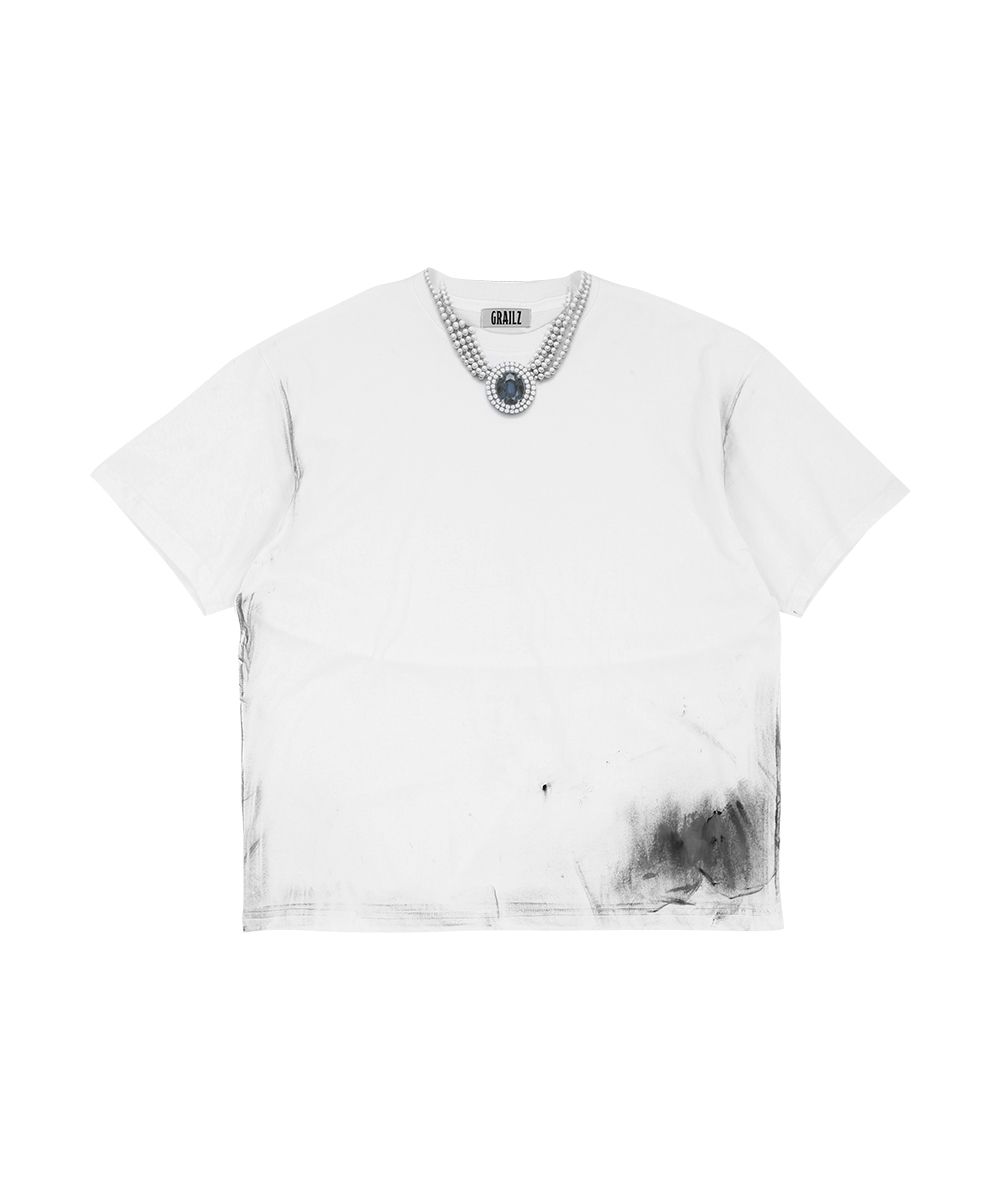 ★GRAILZ★2025SS 新作★NECKLACE ILLUSION T-SHIRTS MUSINSA | GRAILZ NECKLACE ILLUSION T-SHIRTS [WHITE]