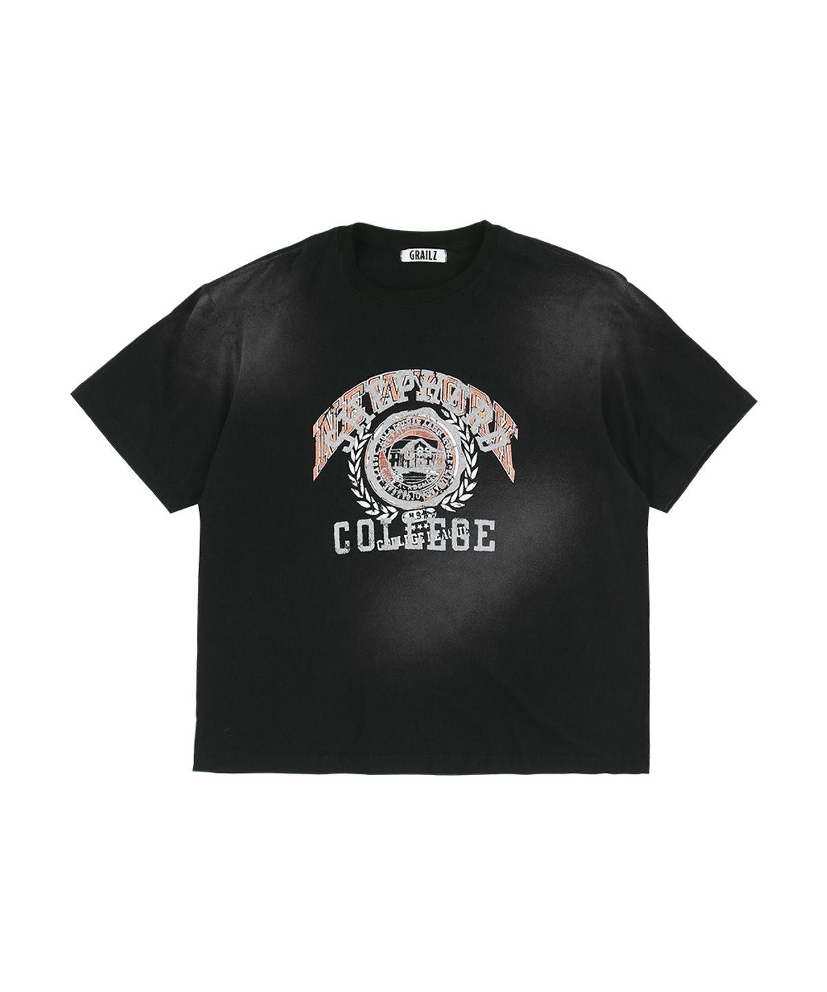 그레일즈(GRAILZ) SHEPHERD WASHED T-SHIRTS [BLACK]