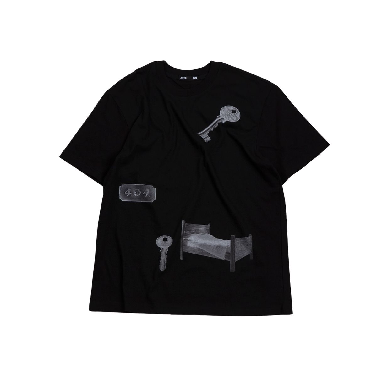 이알티알(ERTR) Bedroom T-Shirt Black