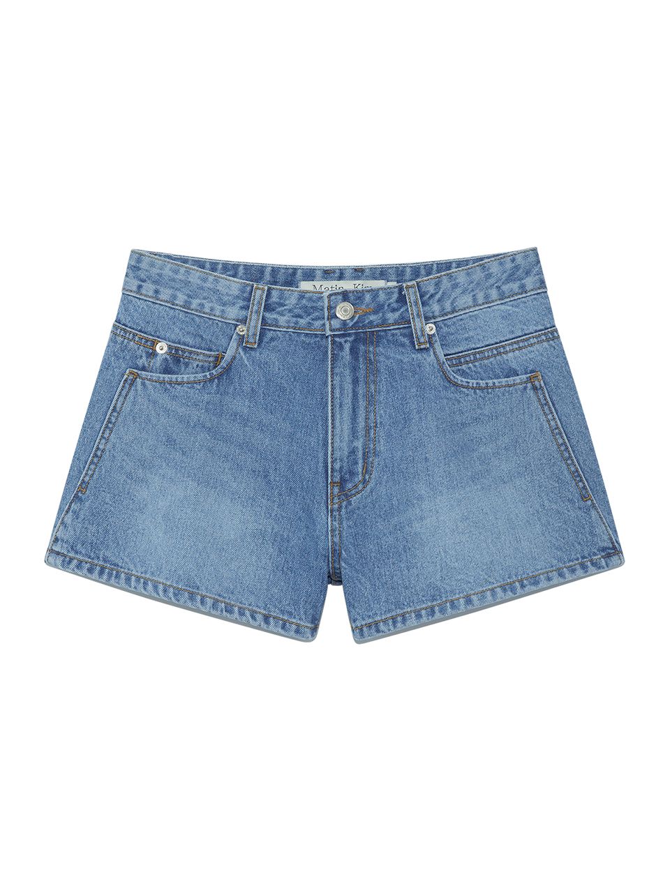 【MATIN KIM】STITCH POINT DENIM SHORTS MUSINSA | MATIN KIM STITCH POINT DENIM SHORTS IN BLUE