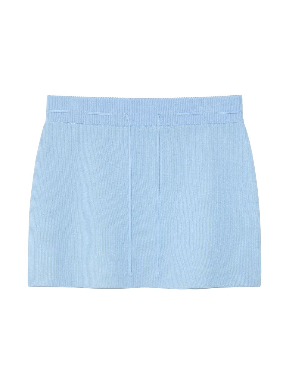 ミニスカート [MATINKIM]two tone banding knit mini skirt in blue MUSINSA公式 | MATIN KIM TWO TONE BANDING KNIT MINI SKIRT IN BLUE