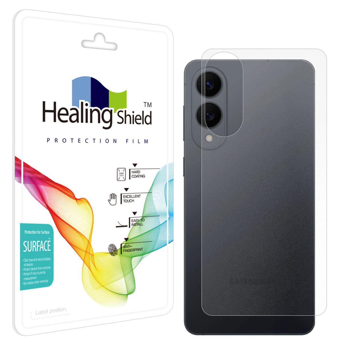 힐링쉴드(HEALINGSHIELD) 갤럭시S25 엣지 무광 후면보호필름 1매