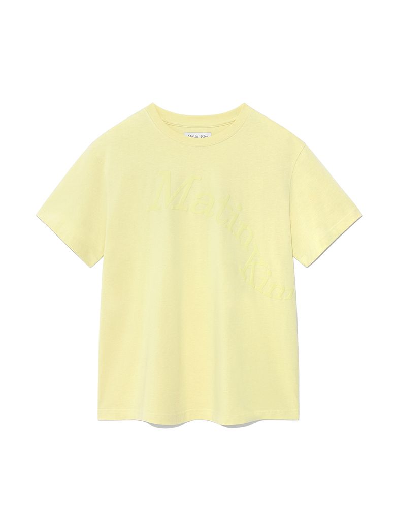 MATIN WAVE PRINTING LOGO TOP IN YELLOW