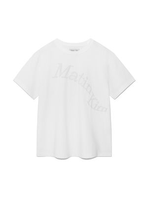 MATIN WAVE PRINTING LOGO TOP IN WHITE