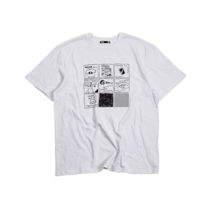 9-cut Graphic T-Shirt White