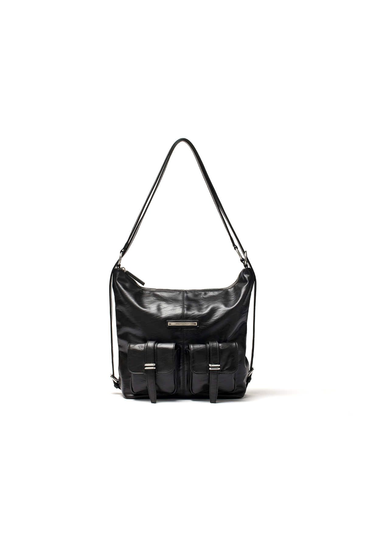 【MATIN KIM】DOUBLE POCKET TWO WAY BAG ●送料・関税込● 𝑀𝑎𝑡𝑖𝑛 𝐾𝑖𝑚 DOUBLE POCKET TWO WAY BAG AVAILABLE IN