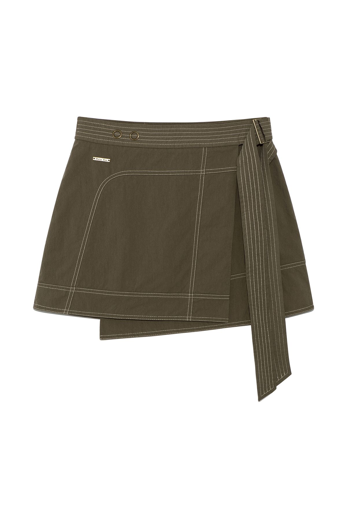 無料配送 ◆ MATIN KIM ◆ STITCH POINT BELTED WRAP SKIRT MUSINSA公式 | MATIN KIM [追加20％OFF] STITCH POINT BELTED