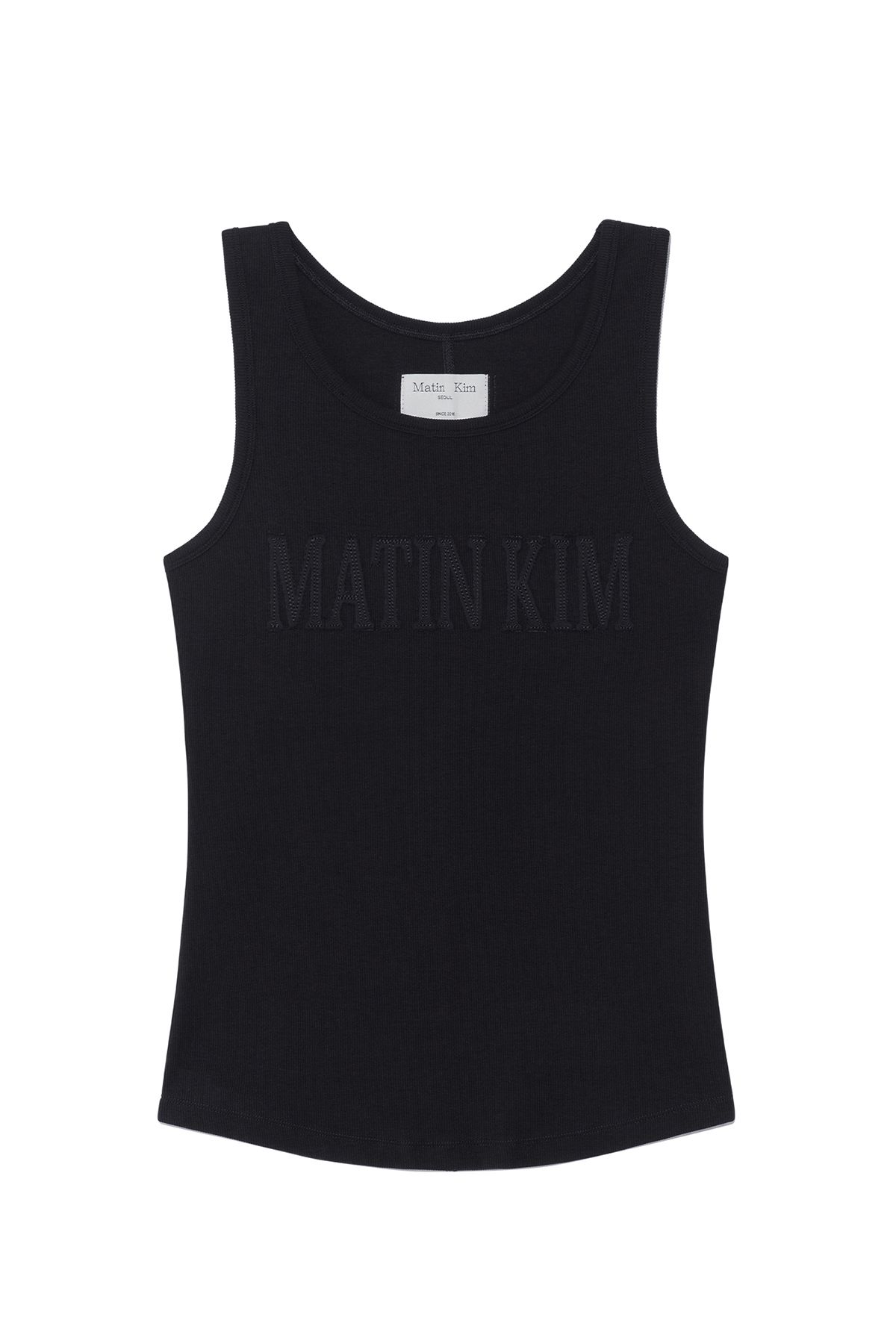 MATIN KIM ■ BIG LOGO SLEEVELESS TOP MUSINSA | MATIN KIM [KIMMATIN] BIG LOGO SLEEVELESS TOP IN