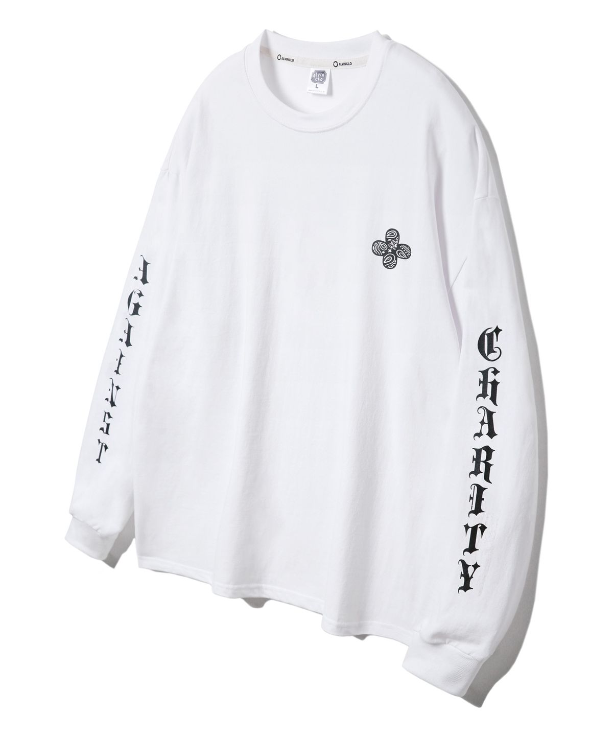 앨빈클로(ALVINCLO) 페이즐리 오버핏 긴팔티 AVT942 (2 COLOR)