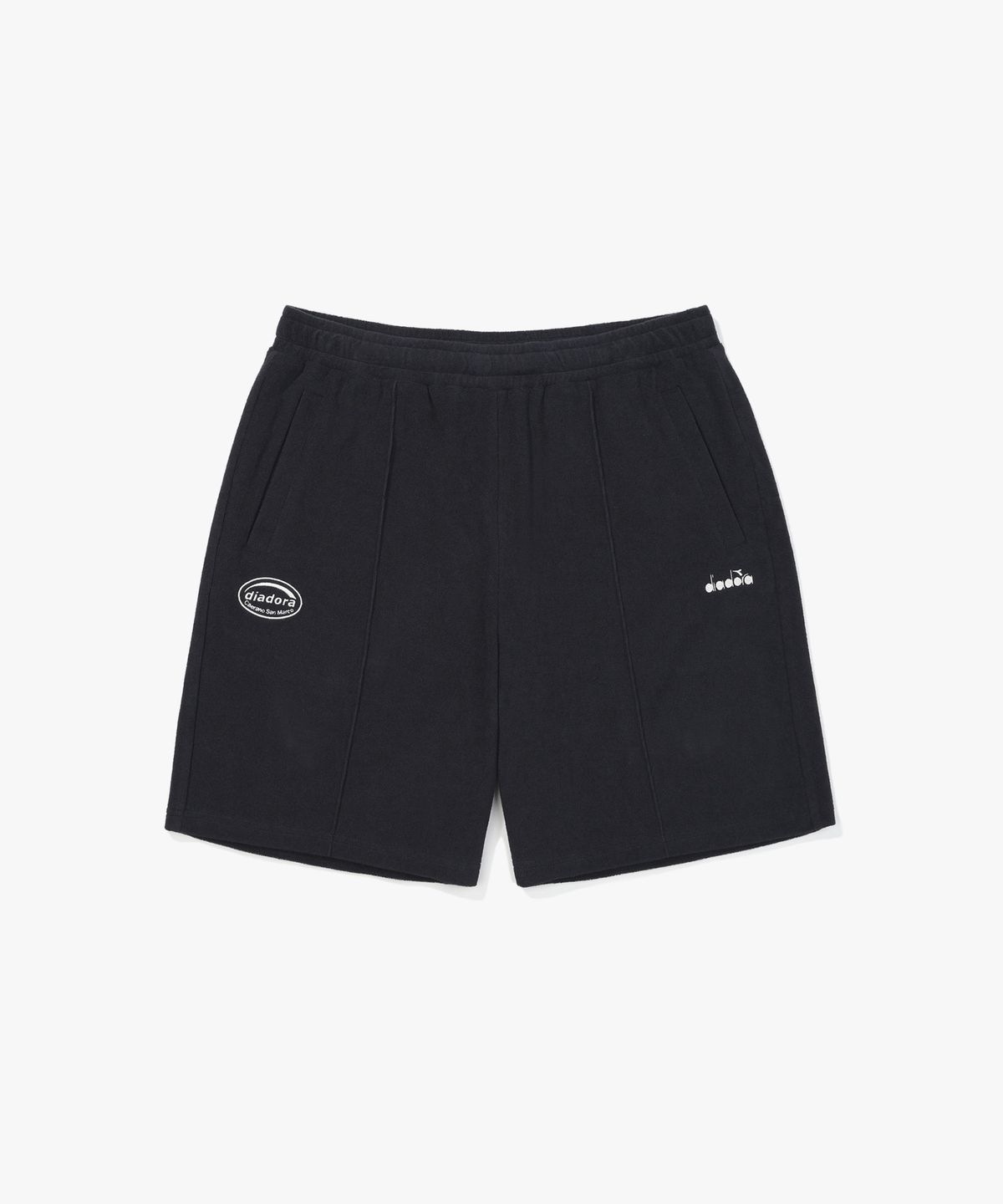 디아도라(diadora) 테리 4부 하프팬츠 NAVY